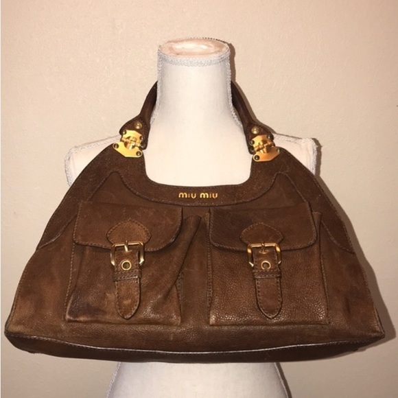 Miu Miu Prada EUC leather satchel - Picture 5 of 8